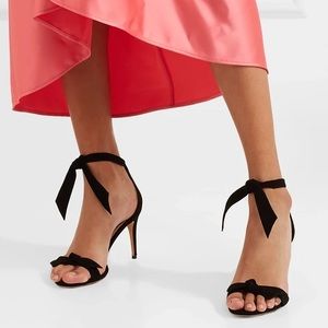 Alexander Birman suede Clarita bow heel